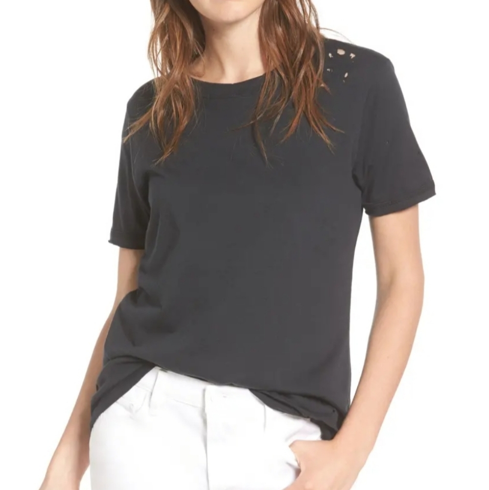 Prince Peter Collection Distressed Crew Tee sz XS